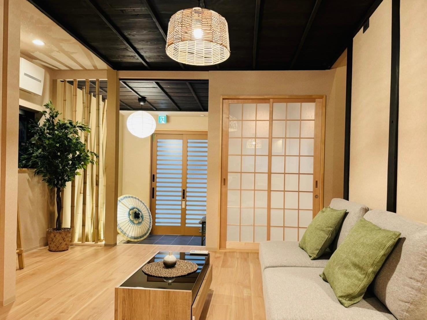 Villa 和風デザイン一軒家 新築 3bedroom 心斎橋 なんばusj 便利 天空tenkuu *